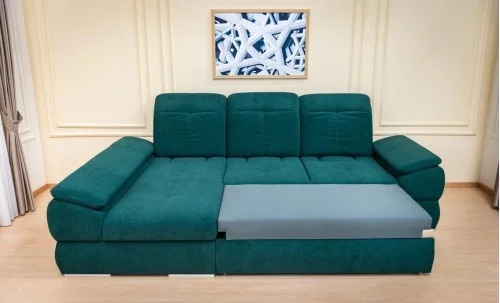Colțar Extensibil Denver 2 Verde - Vega 27 Stânga