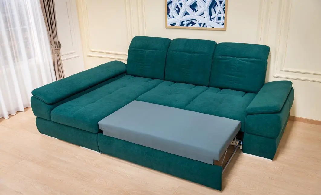Colțar Extensibil Denver 2 Verde - Vega 27 Stânga