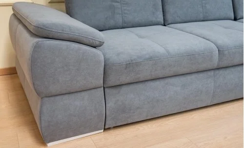 Colțar Extensibil Denver 2 Gri Deschis- Vega 33 Dreapta