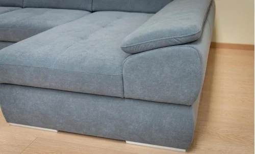 Colțar Extensibil Denver 2 Gri Deschis- Vega 33 Dreapta