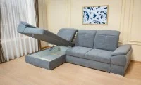 Colțar Extensibil Denver 2 Gri Deschis- Vega 33 Stânga 6