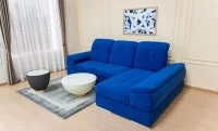 Colțar Extensibil Denver 2 Albastru - Vega 38 Dreapta