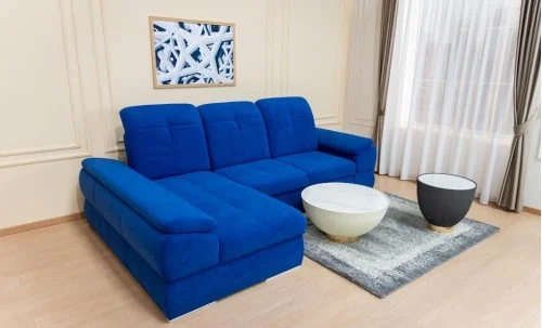 Colțar Extensibil Denver 2 Albastru - Vega 38 Stânga