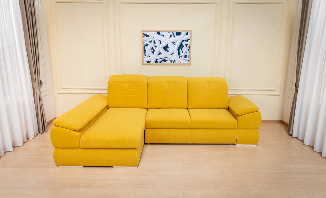 Colțar Extensibil Denver 2 Galben - Vega 13 Stânga