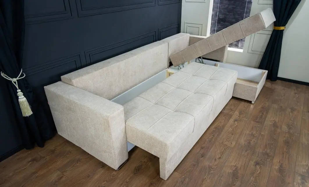 Colțar Extensibil Claudia XXL Bonell Bej Deschis - Aragon 3 