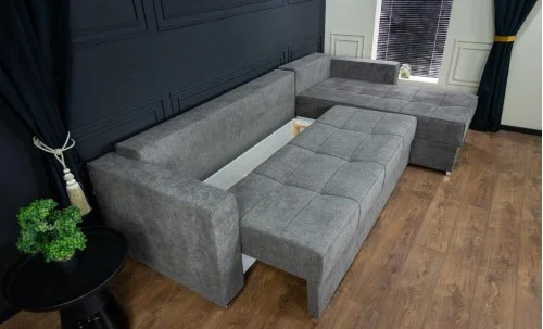 Colțar Extensibil Claudia Mare XXL Bonell Gri - Aragon 97, Interschimbabil