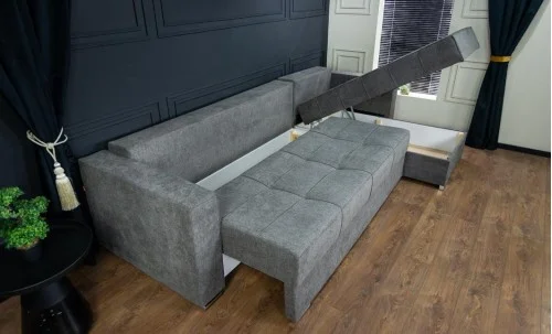 Colțar Extensibil Claudia Mare XXL Bonell Gri - Aragon 97, Interschimbabil