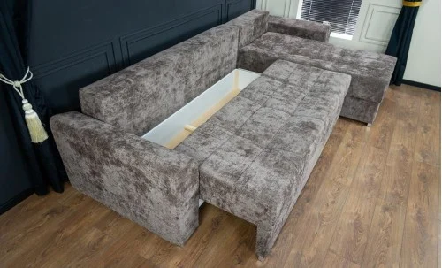 Colțar Extensibil Barcelona XXL Memory Maro - Kim 4