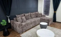 Colțar Extensibil Barcelona XXL Memory Maro - Kim 4