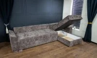 Colțar Extensibil Barcelona XXL Memory Maro - Kim 4 8