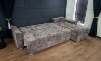 Colțar Extensibil Barcelona XXL Memory Maro - Kim 4 6