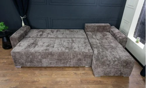 Colțar Extensibil Barcelona XXL Memory Maro - Kim 4