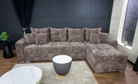 Colțar Extensibil Barcelona XXL Memory Maro - Kim 4
