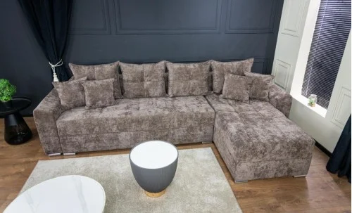 Colțar Extensibil Barcelona XXL Memory Maro - Kim 4