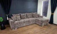 Colțar Extensibil Barcelona XXL Memory Maro - Kim 4 4