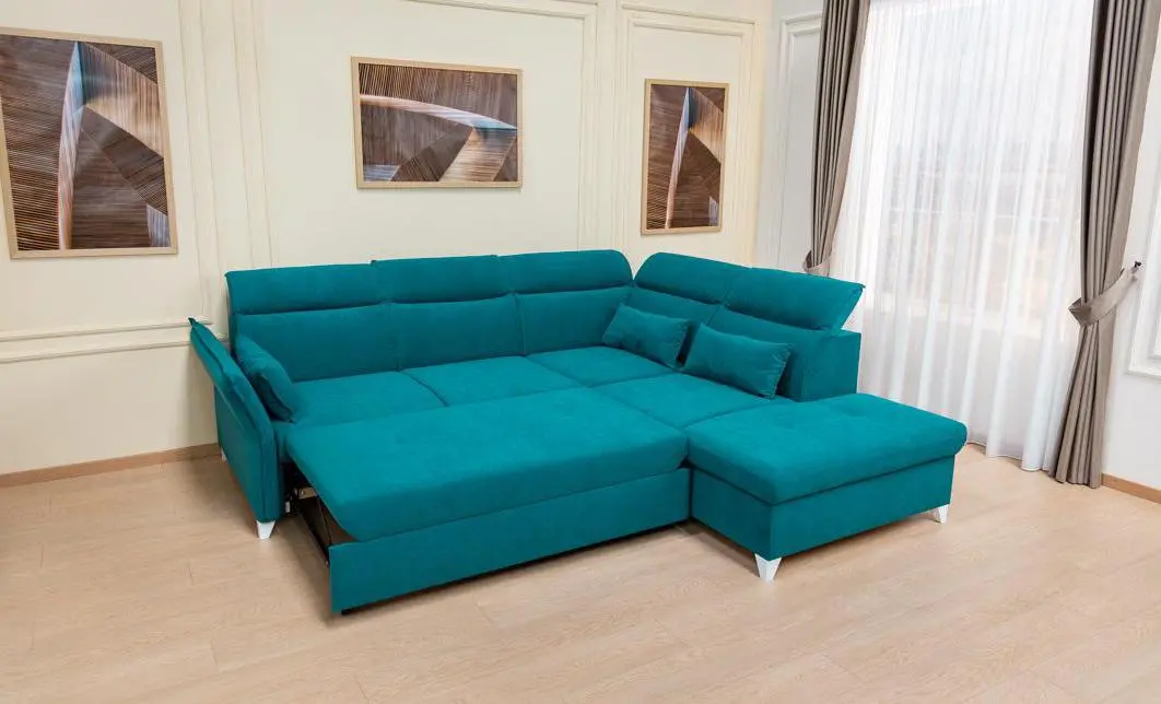 Colțar Extensibil Barry Turcoaz - Vega 25 Dreapta