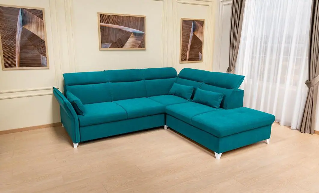 Colțar Extensibil Barry Turcoaz - Vega 25 Dreapta 10