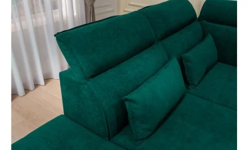 Colțar Extensibil Barry Verde - Vega 27 Stânga