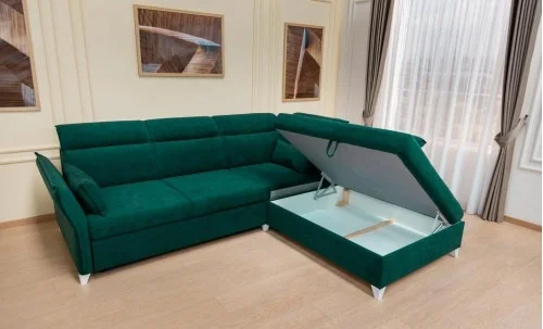 Colțar Extensibil Barry Verde - Vega 27 Dreapta