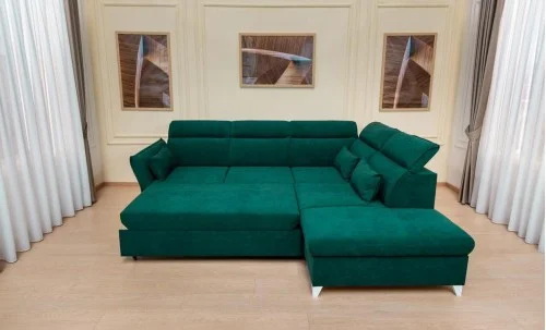 Colțar Extensibil Barry Verde - Vega 27 Dreapta