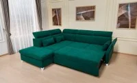 Colțar Extensibil Barry Verde - Vega 27 Stânga