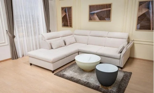 Colțar Extensibil Barry Bej - Vega 03 Stânga