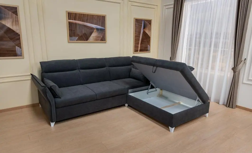 Colțar Extensibil Barry Gri Închis - Vega 34 Dreapta 5