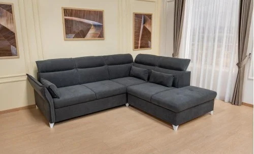 Colțar Extensibil Barry Gri Închis - Vega 34 Dreapta