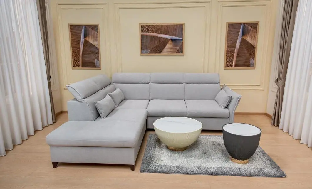 Colțar Extensibil Barry Gri Deschis - Vega 04 Stânga 7