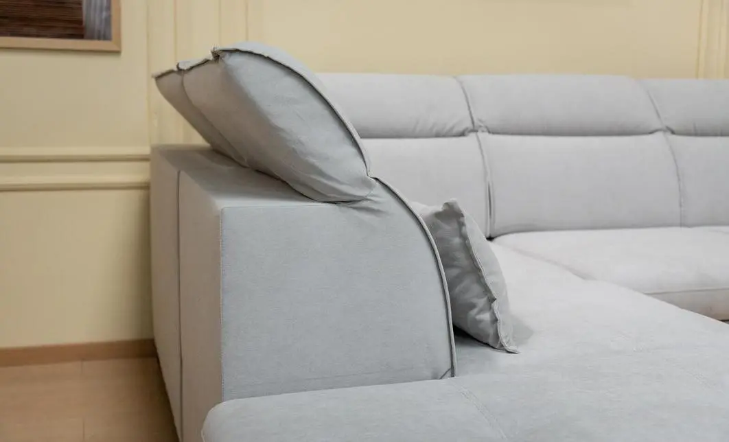 Colțar Extensibil Barry Gri Deschis - Vega 04 Stânga