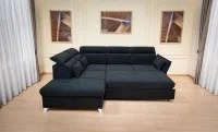 Colțar Extensibil Barry Negru - Vega 70 Dreapta 10