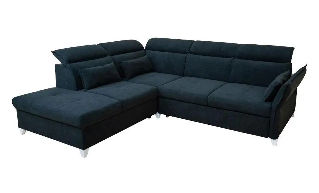 Colțar Extensibil Barry Negru - Vega 70 Dreapta