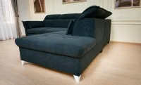 Colțar Extensibil Barry negru - Vega 70 Stânga