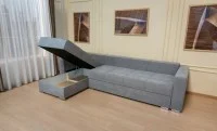 Colțar Extensibil Claudia Mare XXL Memory XXL Gri - Lemon 12, Interschimbabil 4