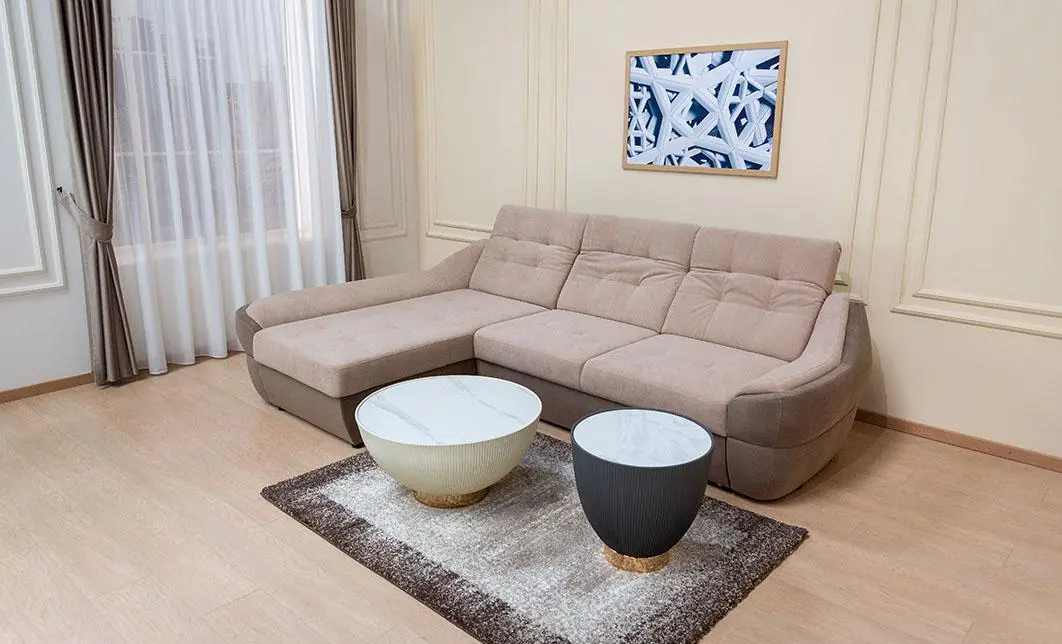 Colțar Extensibil Space Maro-Bej - Vega 05-07 Stânga