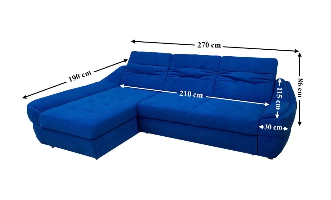 Colțar Extensibil Space Albastru - Vega 38 Stanga 3