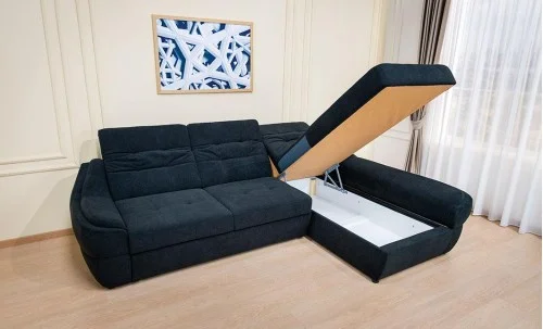 Colțar Extensibil Space Negru - Vega 70 Dreapta