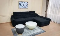 Colțar Extensibil Space Negru - Vega 70 Dreapta