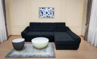 Colțar Extensibil Space Negru - Vega 70 Dreapta