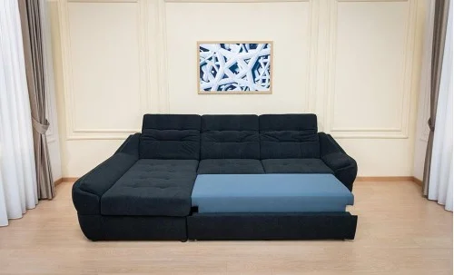 Colțar Extensibil Space Negru- Vega 70 Stânga
