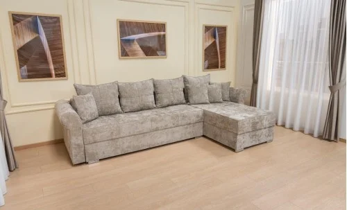 Colțar Extensibil Elsa XXL Bonell Bej - Kim 3 Interschimbabil