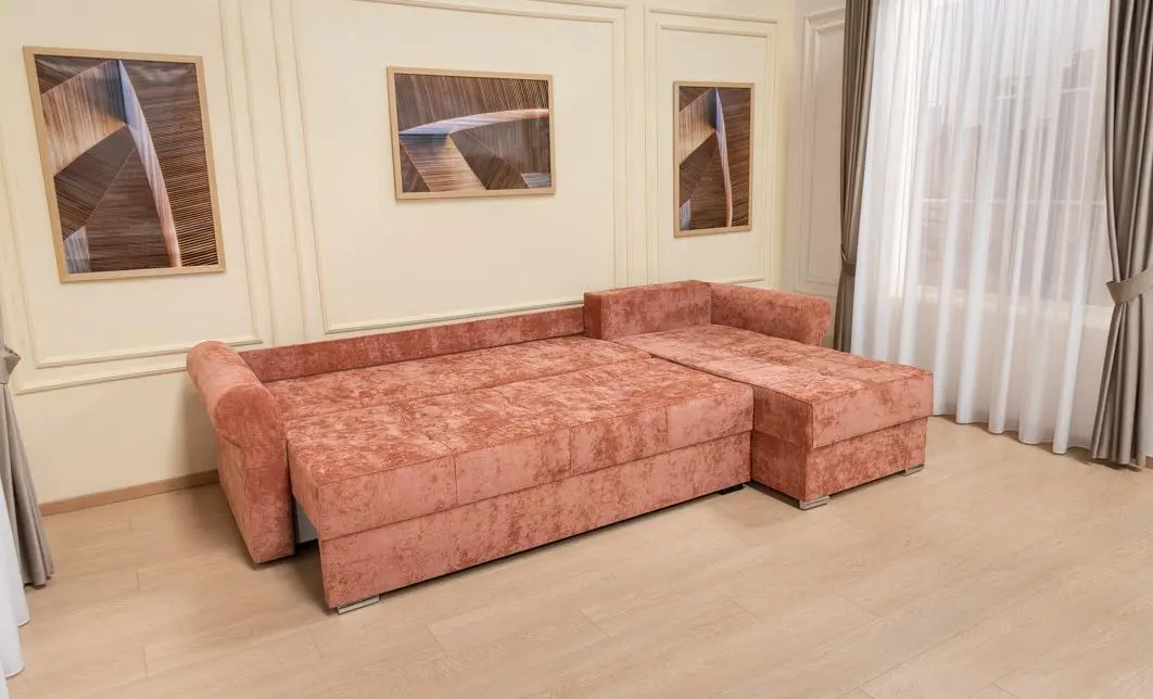 Colțar Extensibil Elsa XXL Bonell Cărămiziu - Kim 6 Interschimbabil 8