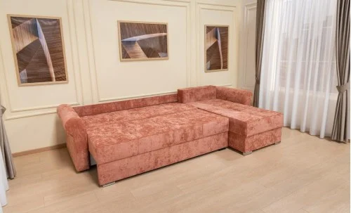 Colțar Extensibil Elsa XXL Bonell Cărămiziu - Kim 6 Interschimbabil