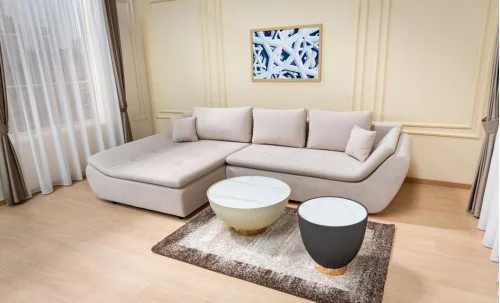 Colțar Extensibil Relax Bej Deschis - Vega 03 Stânga