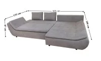 Colțar Extensibil Relax Gri - Vega 06 Dreapta