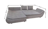 Colțar Extensibil Relax Gri - Vega 06 Stânga 2