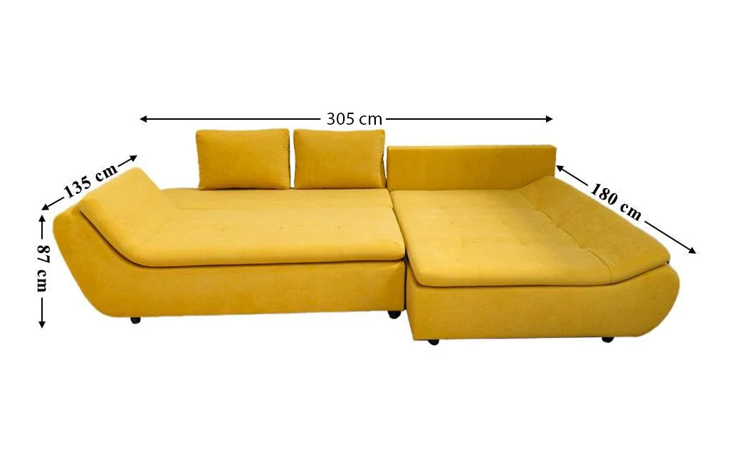 Colțar Extensibil Relax Galben - Vega 13 Dreapta 2