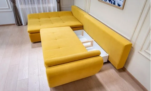 Colțar Extensibil Relax Galben - Vega 13 Stânga