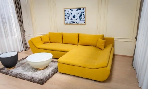 Colțar Extensibil Relax Galben - Vega 13 Dreapta