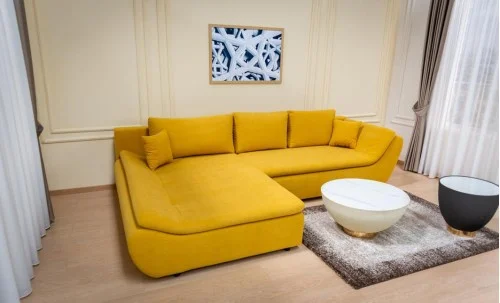 Colțar Extensibil Relax Galben - Vega 13 Stânga